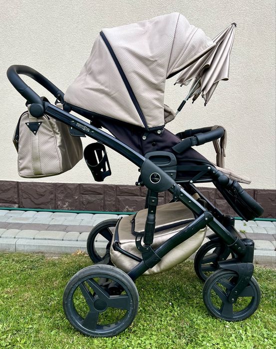 Swietny Wozek Junama Diamond plus nosidelko plus adaptery