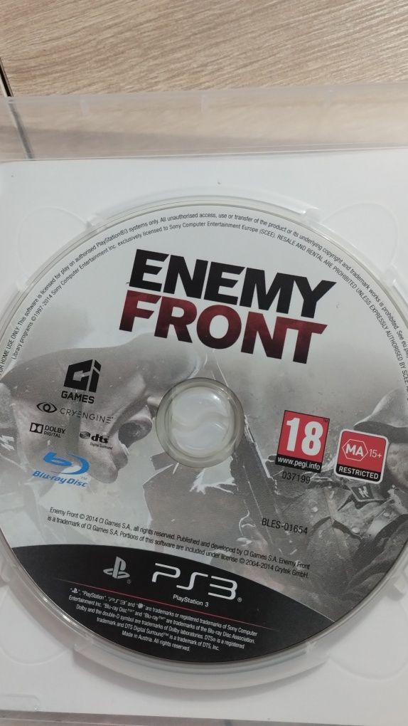 Enemy Front Limited Edition PS3