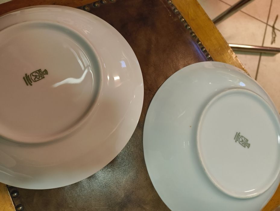 Talerze obiadowe wzór cebulowy