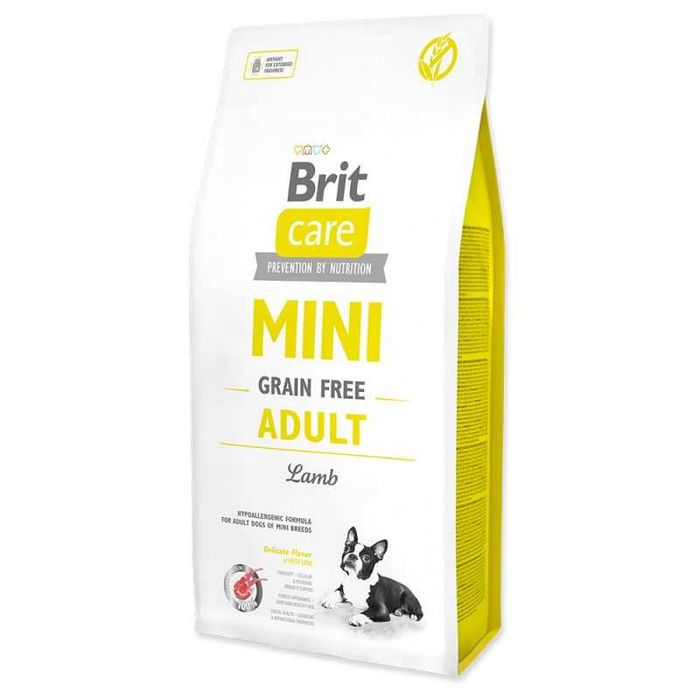 Brit care mini grain free adult lamb 7 kg