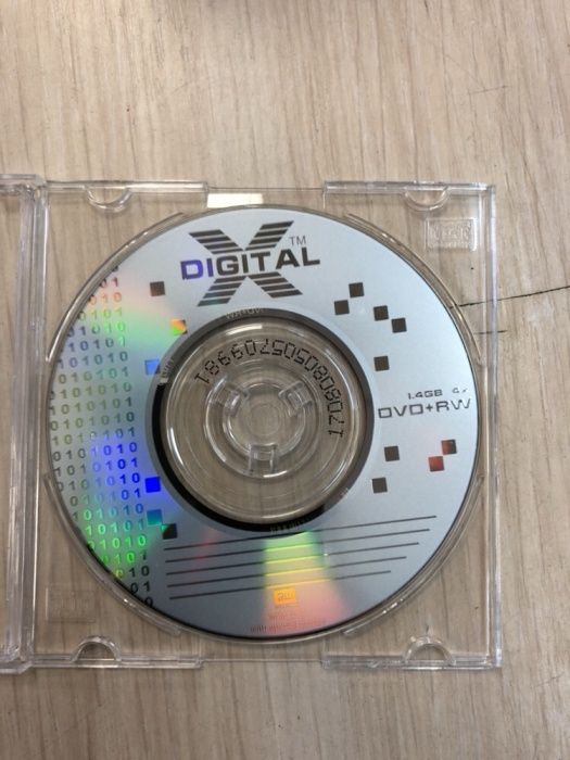 ДВД Диск для камеры DVD+RW mini 4х 1.4 Gb