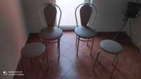 2 krzesła kuchenne + 2 taborety