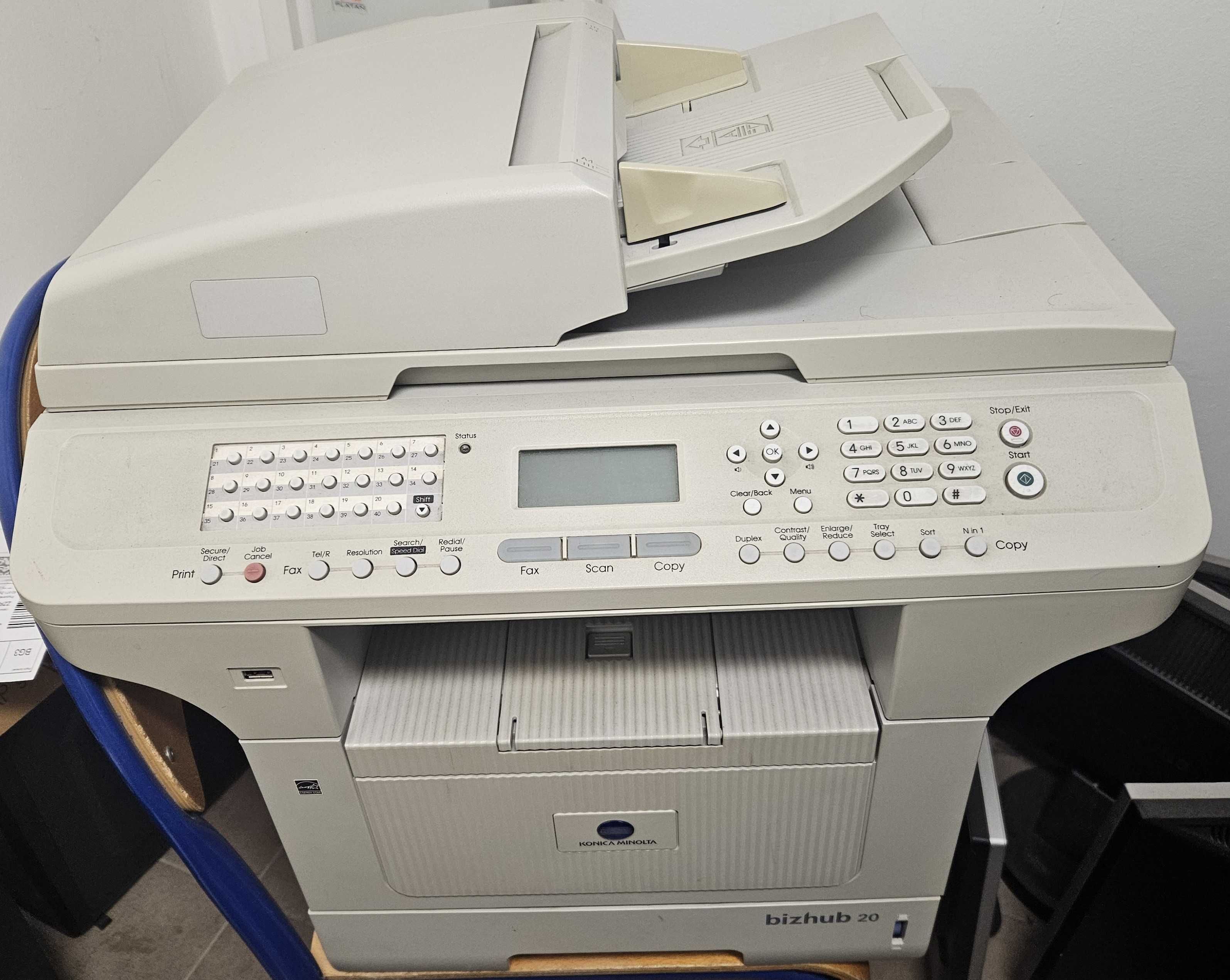 Konica Minolta Bizhub 20 z nowym tonerem w zestawie