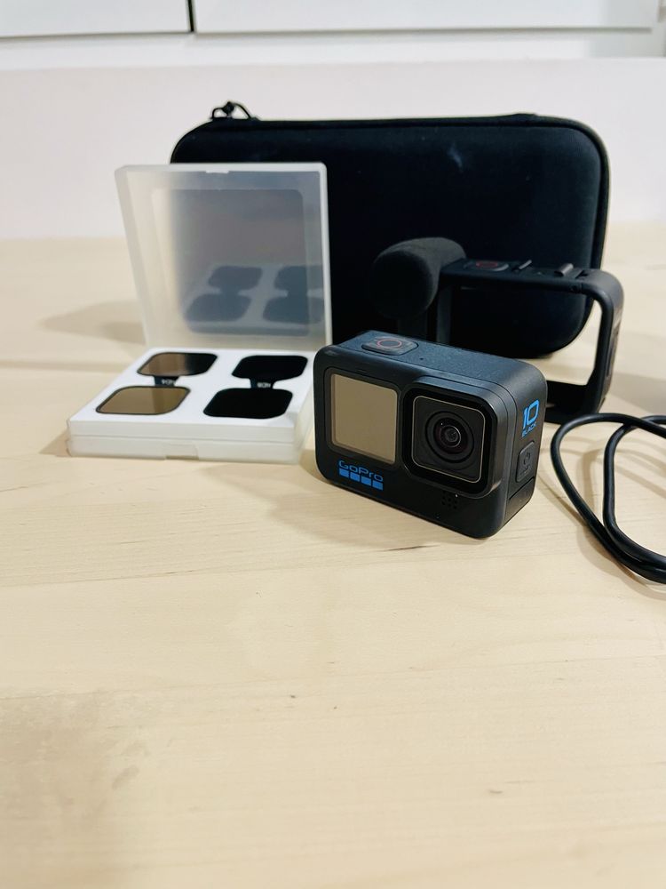 Go pro 10 com Media Mod, ND’s e baterias