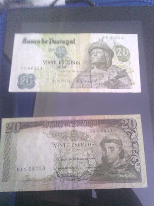 Notas 5 Pesos Argentinos 10 rand Sul Africa Escudos Português