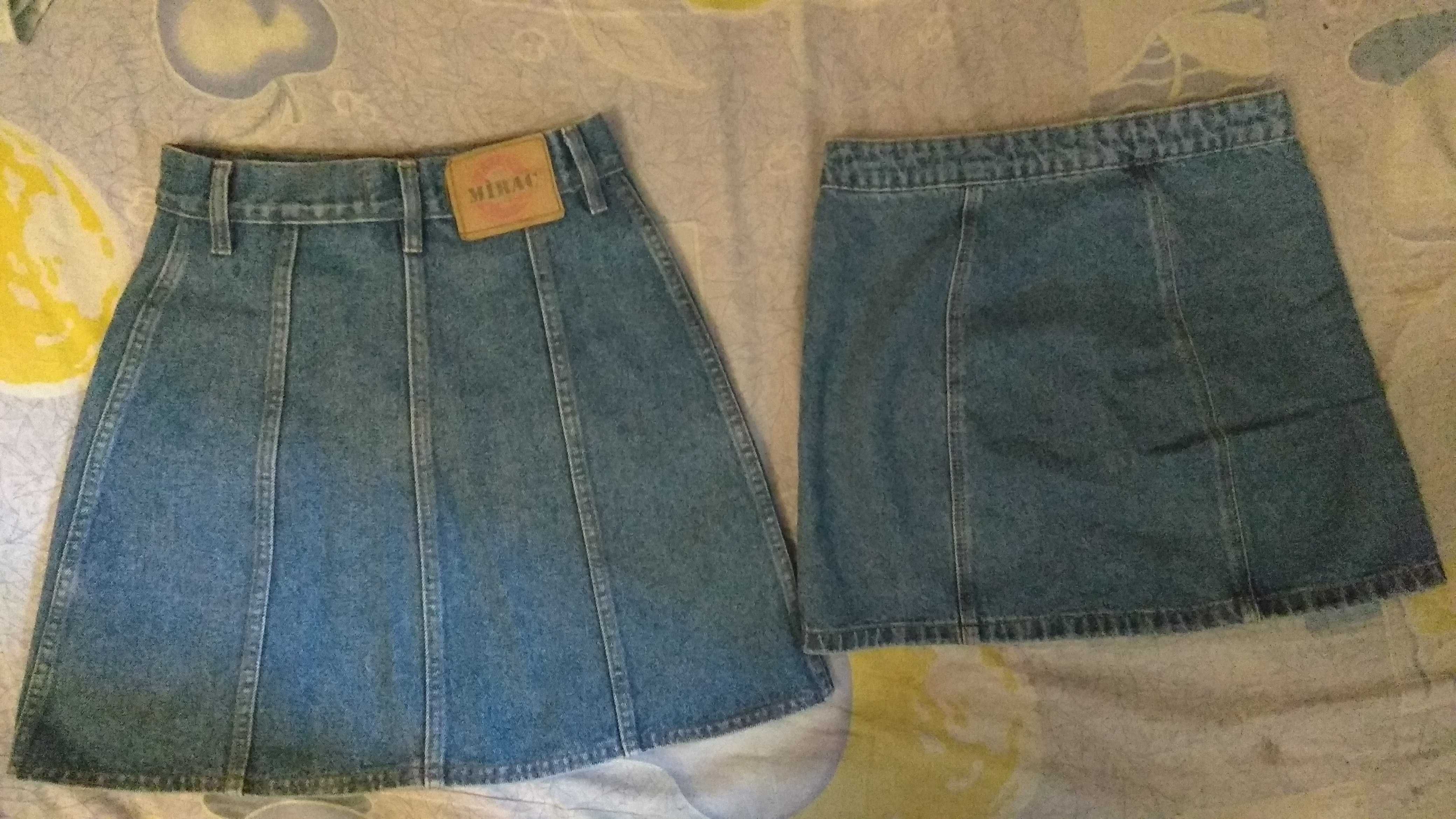 Модная джинсовая вельветовая велюровая юбка на пуговицах xs-s