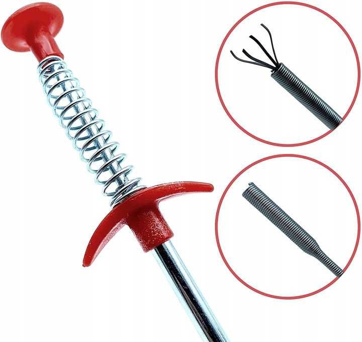 CHWYTAK Sprężynowy ELASTYCZNY DO ŚRUB Długi ŁAPKI Pazurki 60cm. Super