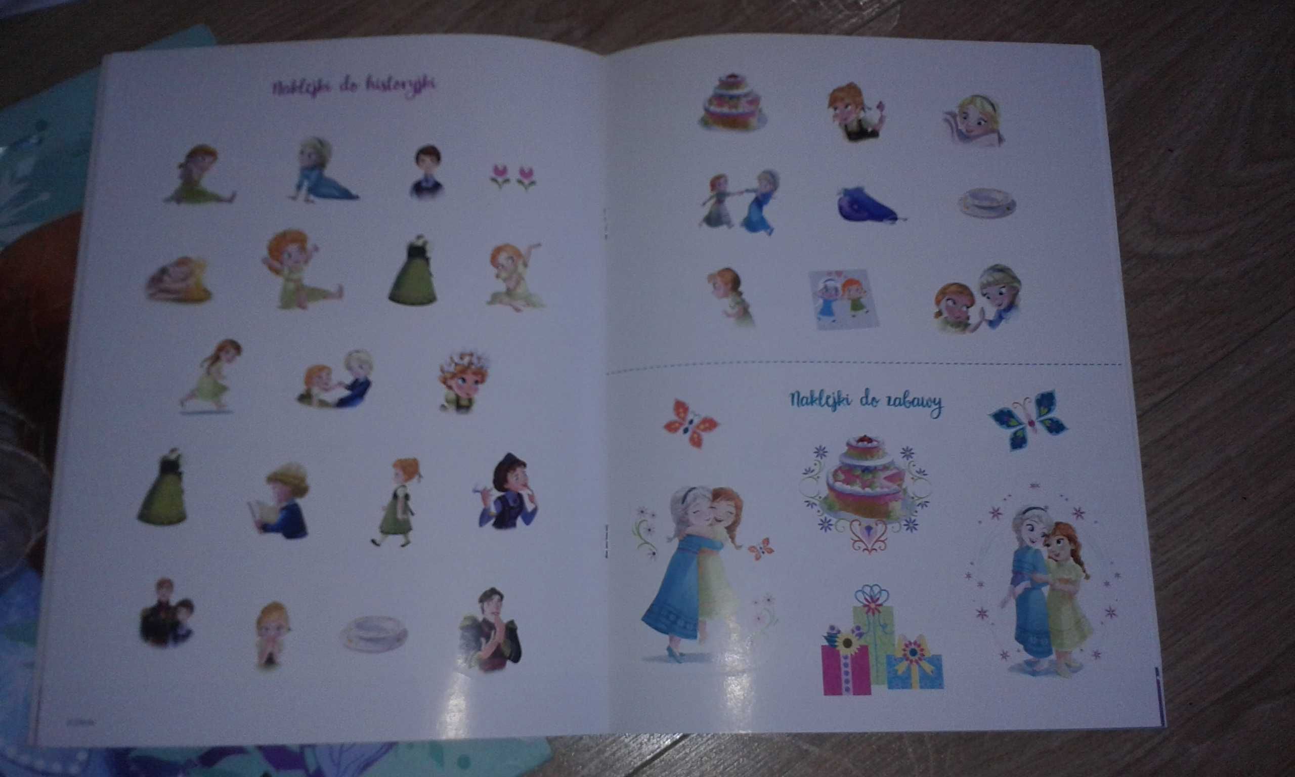 Zestaw Kraina Lodu śniadaniówka kubek budzik książeczka puzzle