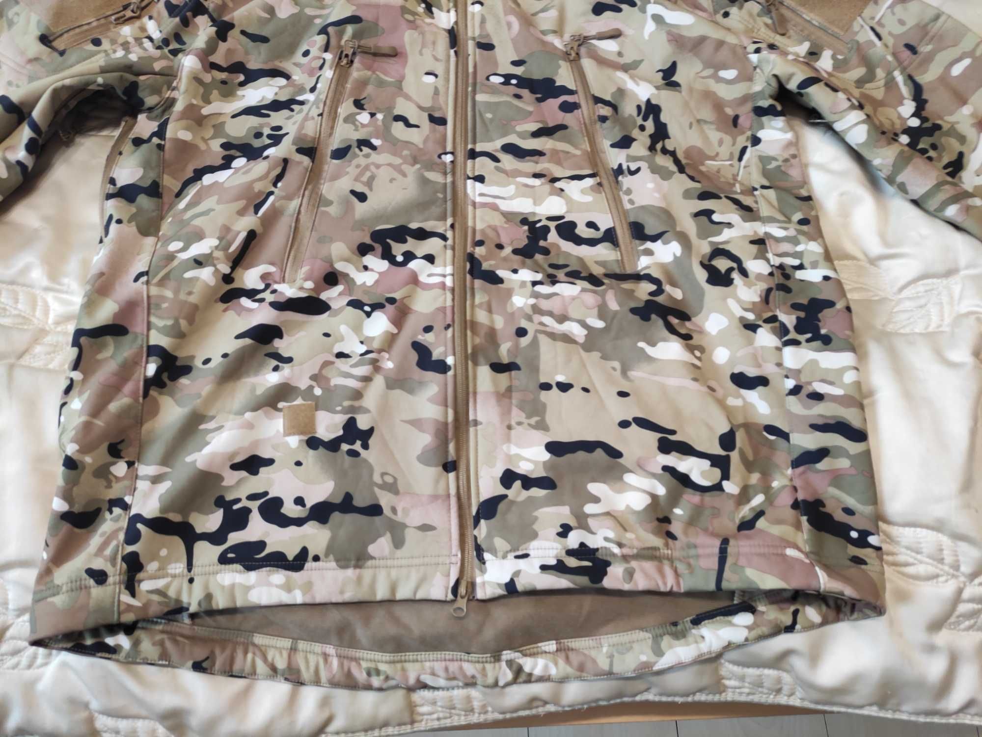 Męska kurtka softshellowa maskująca militarna  softshell  r. 2XL nowa