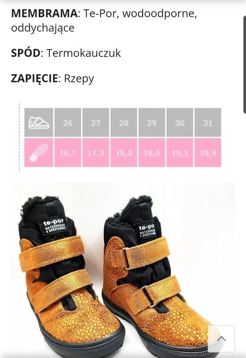 Buty zimowe Mrugała