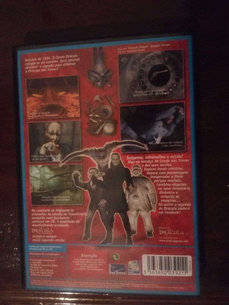 Jogos Chaos Legion + Drácula para PC novos e embalados preço/unidade