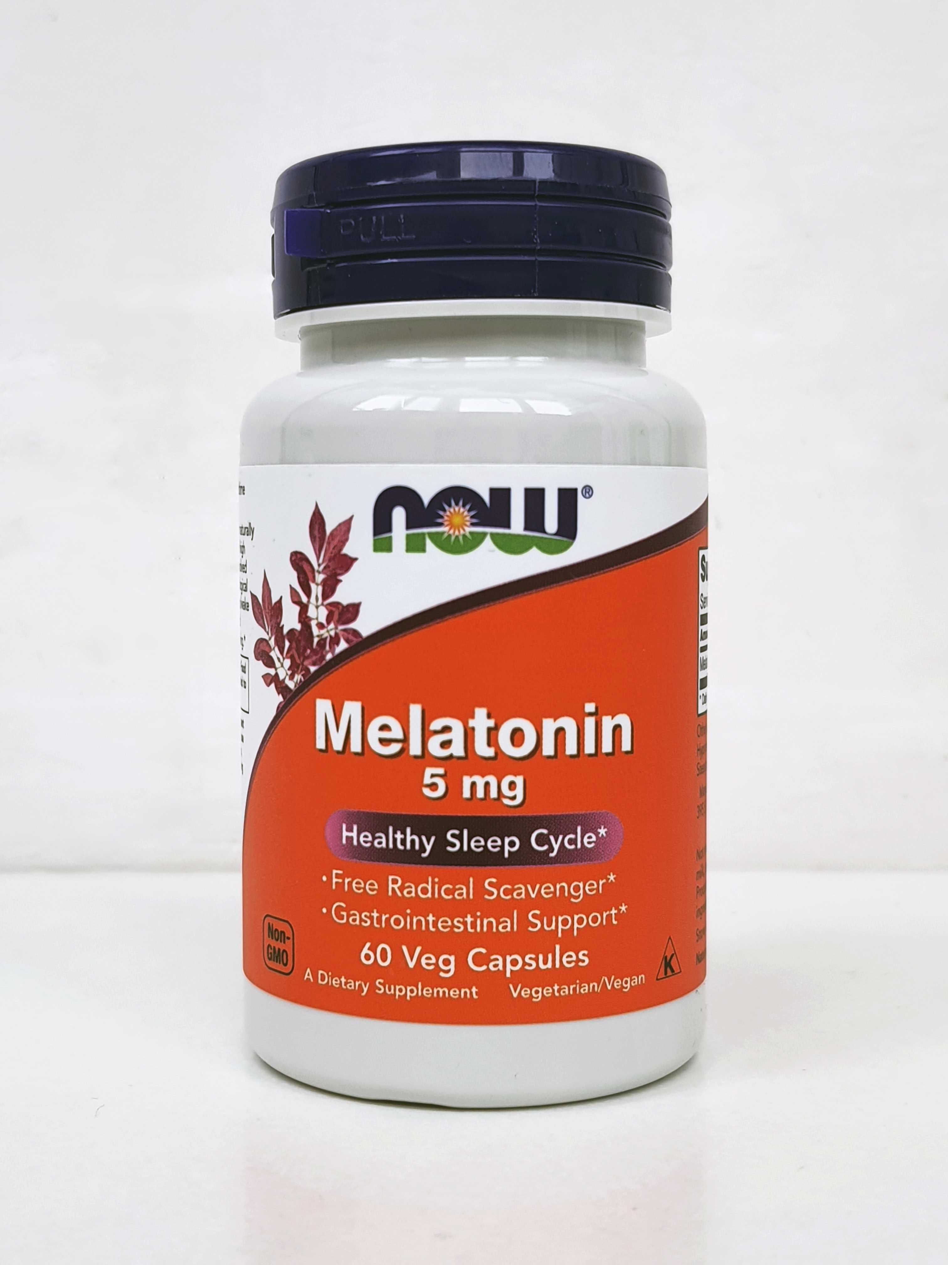 Мелатонин Now Foods, 3/5 мг, 60 капсул