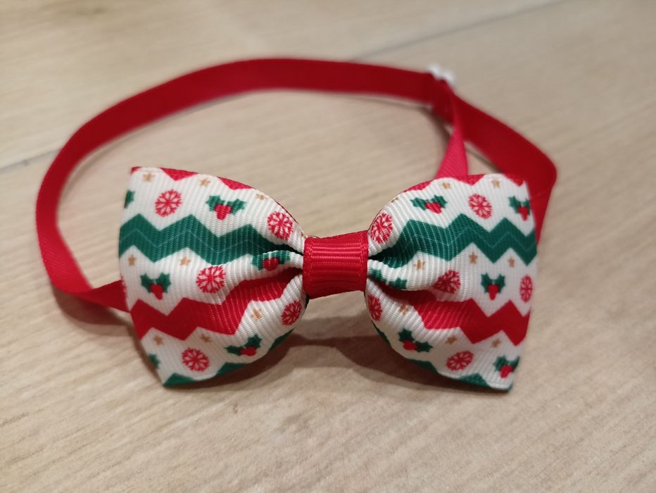 Nowa regulowana obroża muszka kokarda dla kota, psa