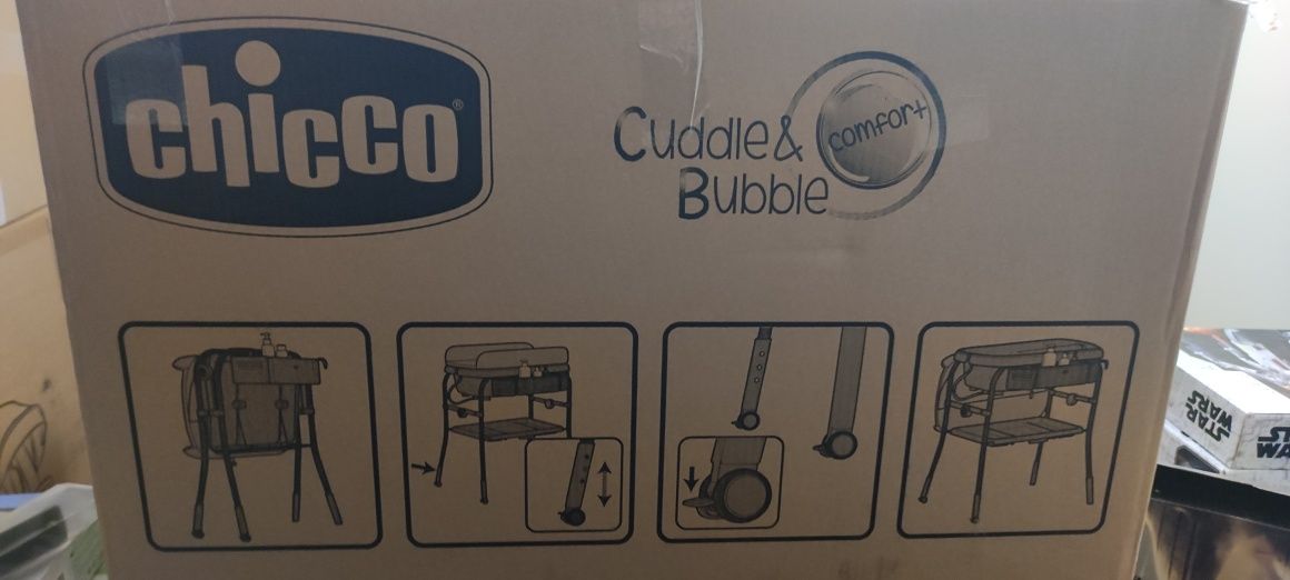 Banheira Chicco cuddle and bubble