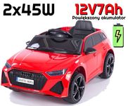 Auto na akumulator AUDI RS6 czerwone dla dzieci BRD-2118 NOWE!!!