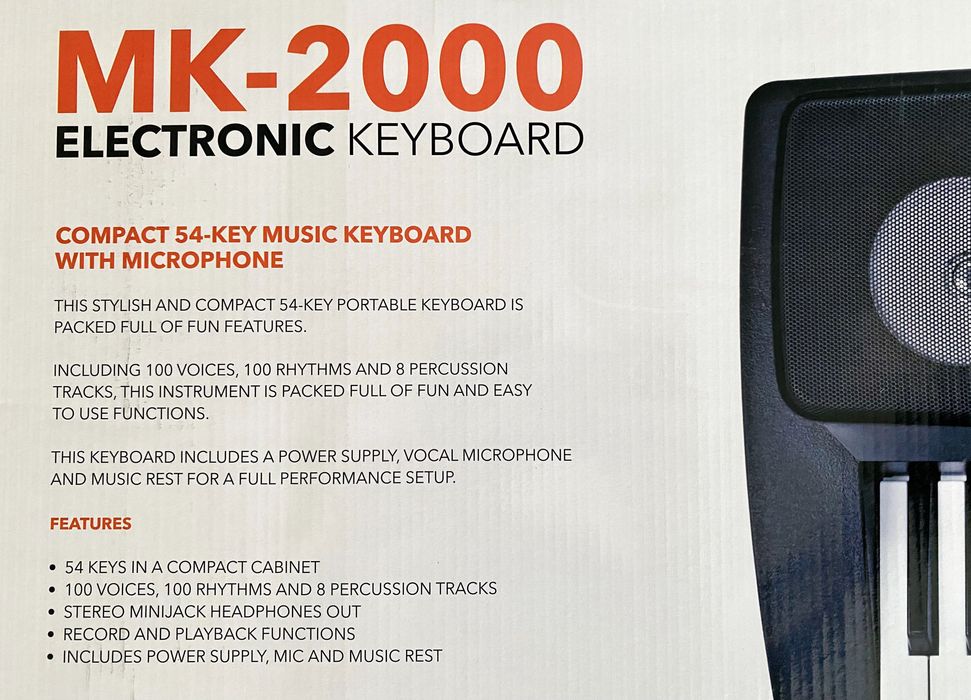 MK-2000 Teclado Portátil de 61 Teclas