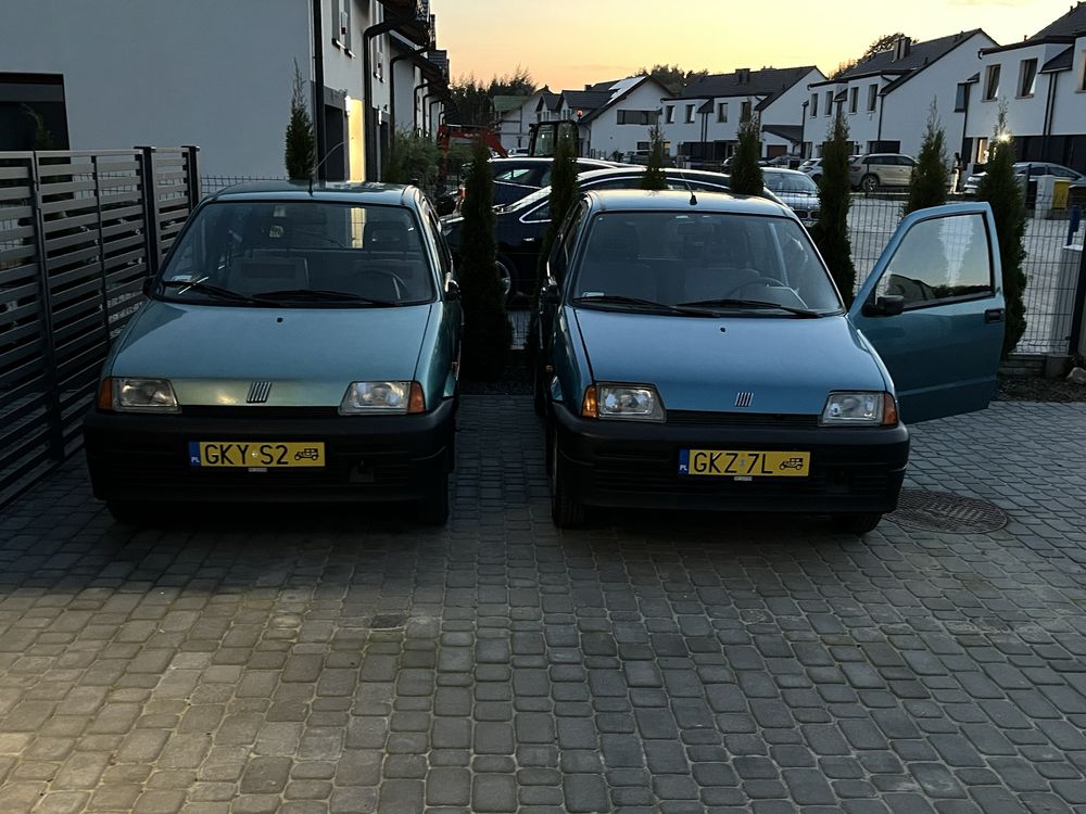 Fiat cinquecento fsm żółte tablice