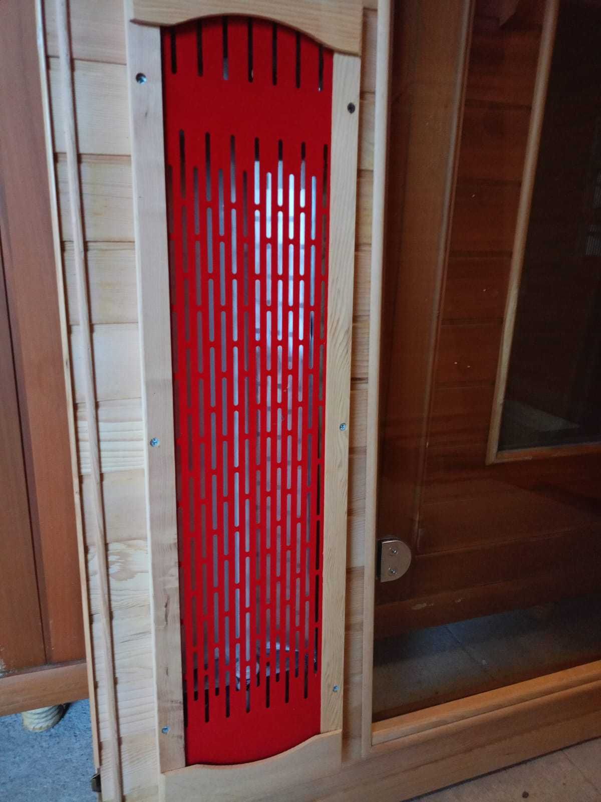 Sauna infrared infrarot na podczerwień 2os home deluxe