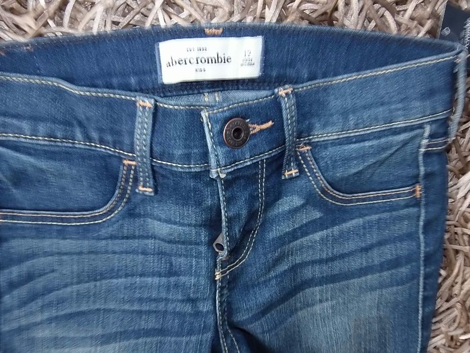 ABERCROMBIE NOWE extra SPODNIE miękki jeans r 152 _ 12 lat