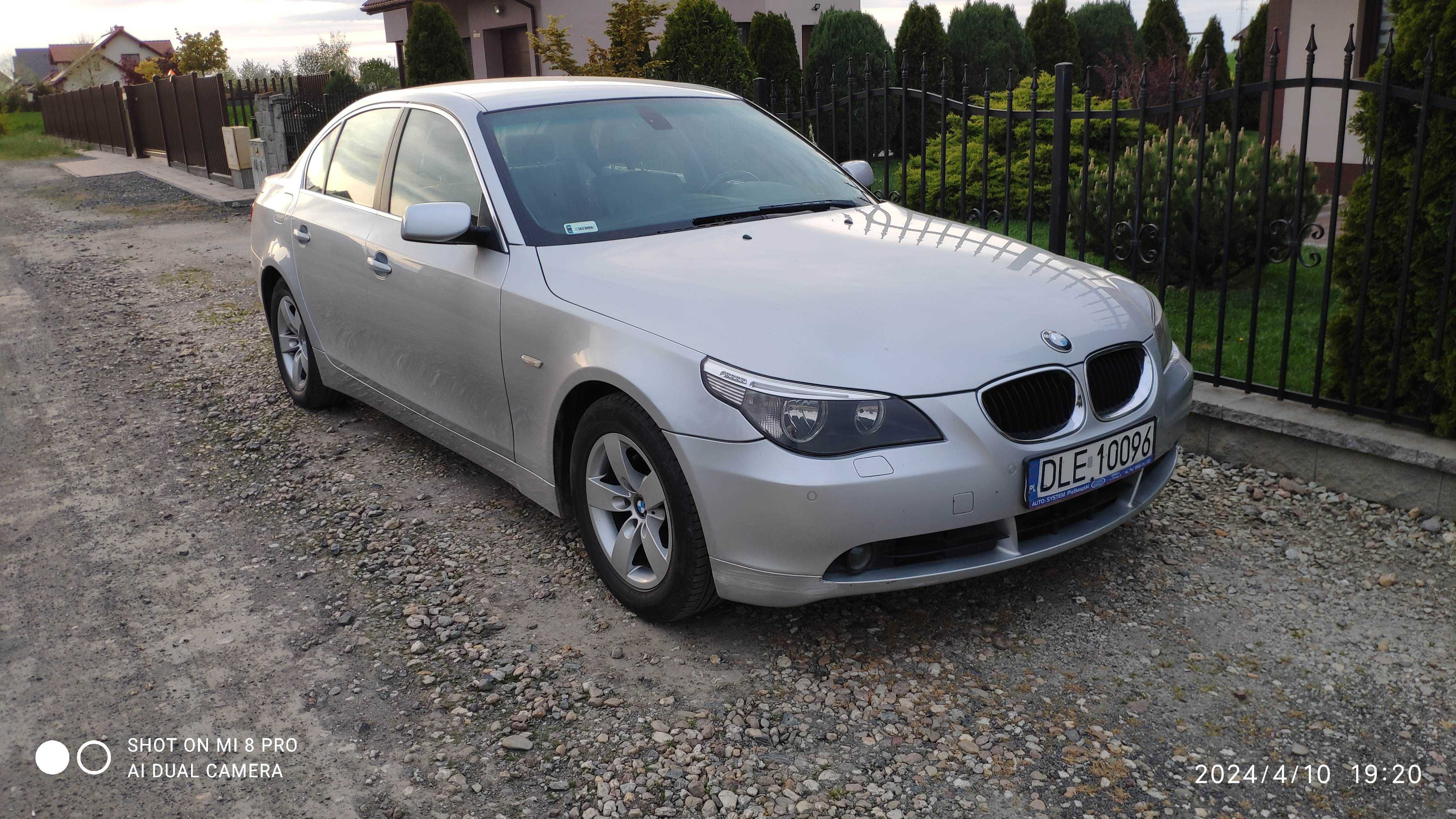 Sprzedam BMW520d 2006 rok 163km (Chip190km)