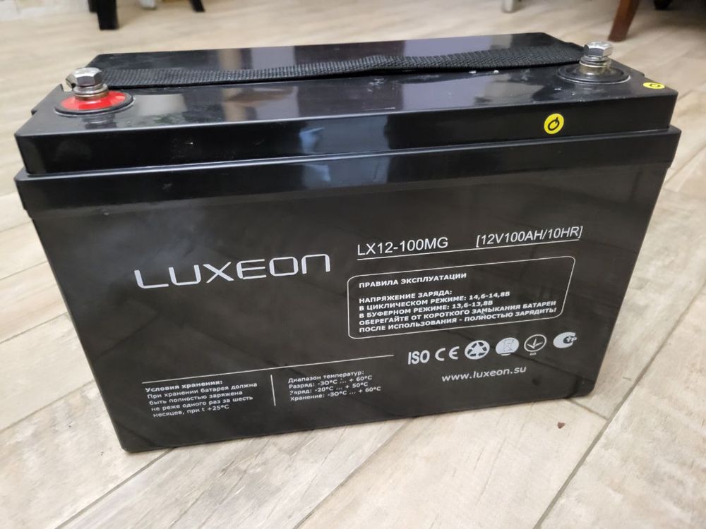 Акумулятор Luxeon LX12-100MG 100Ah
