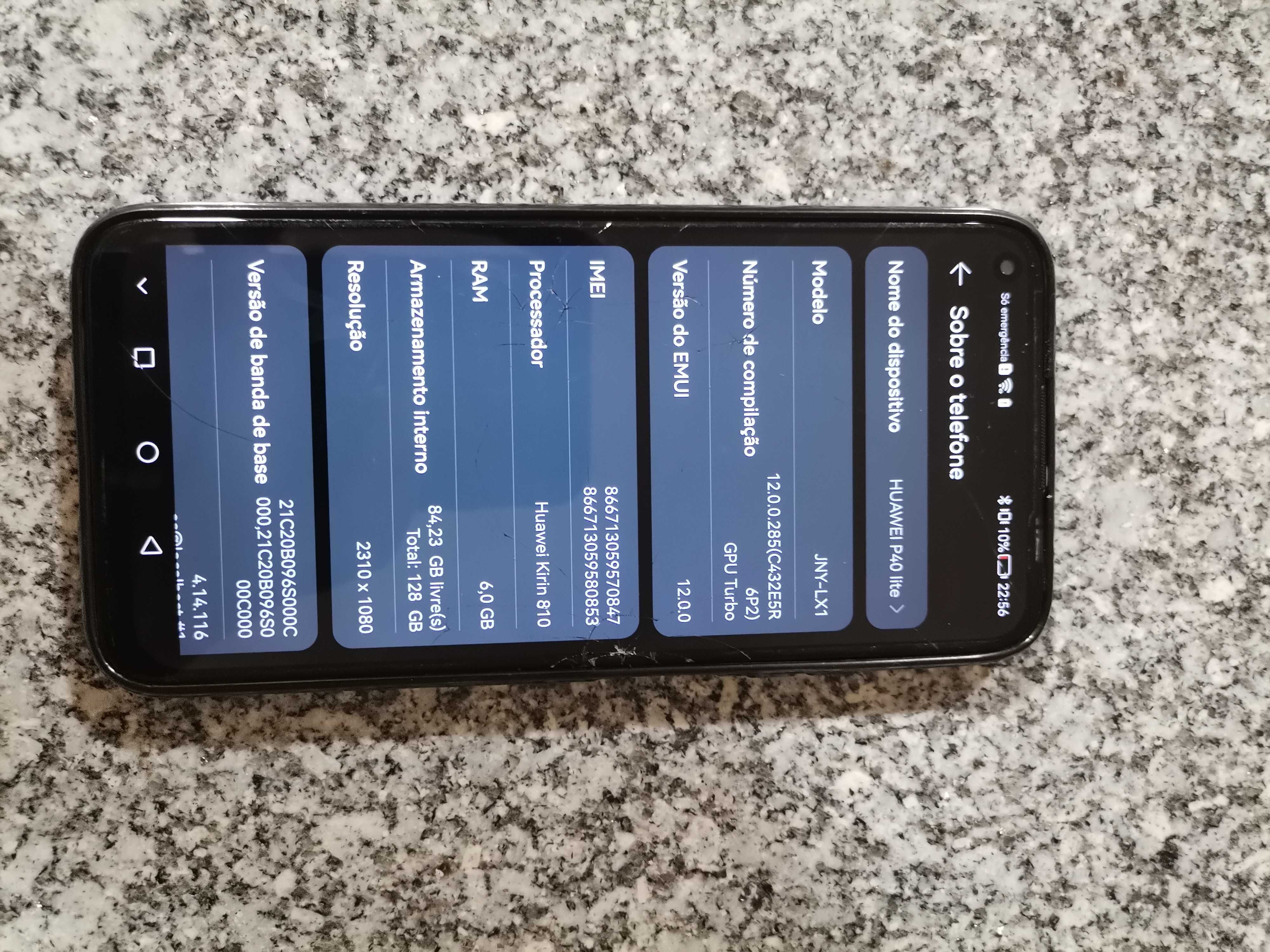 Huawei p40 lite usado