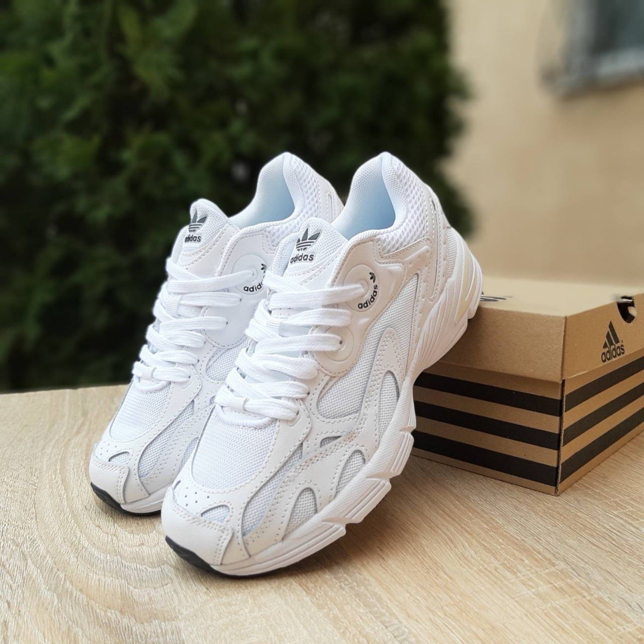 Кросівки Adidas Astir білі premium