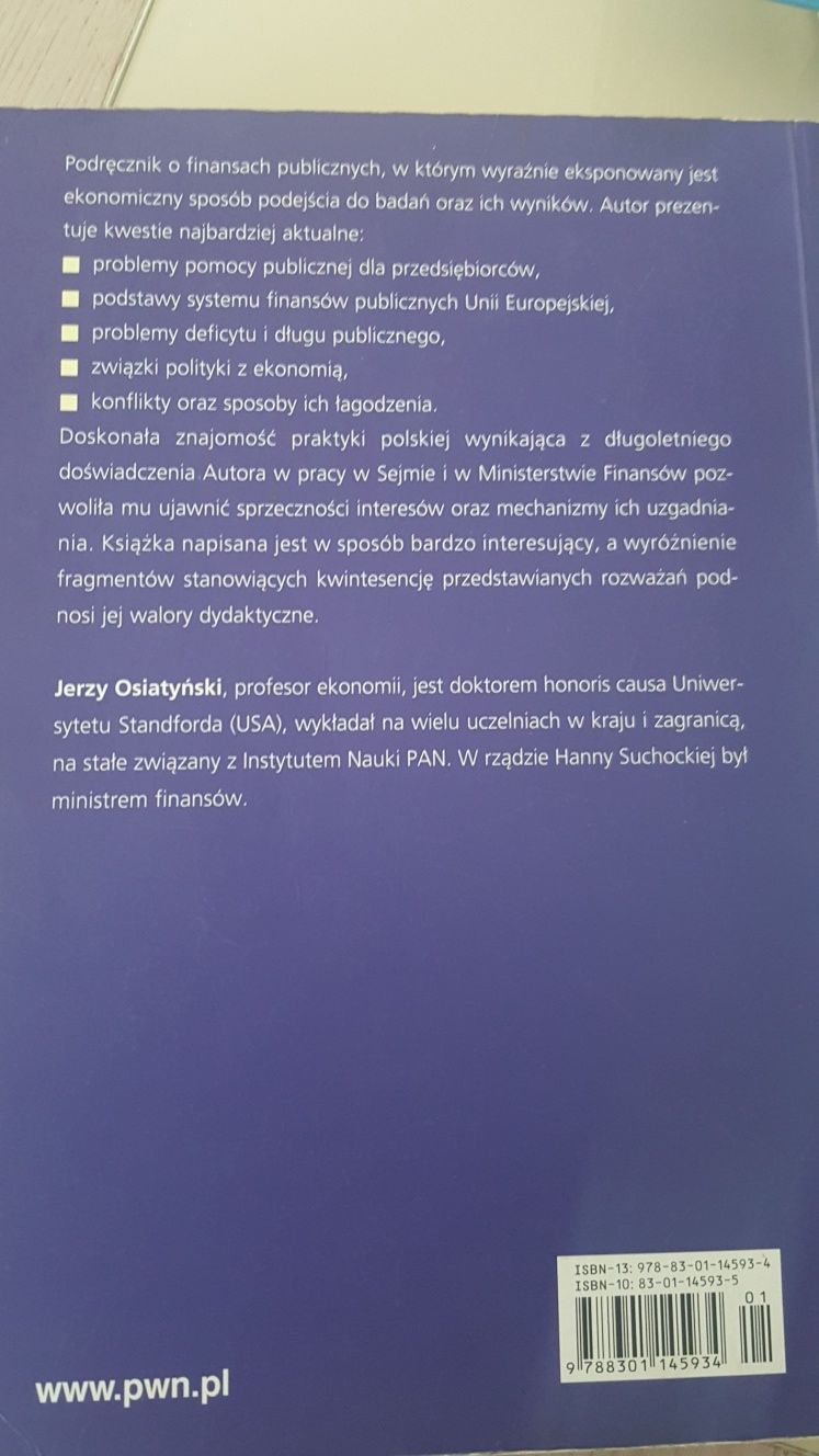 Finanse publiczne Jerzy Osiatyński