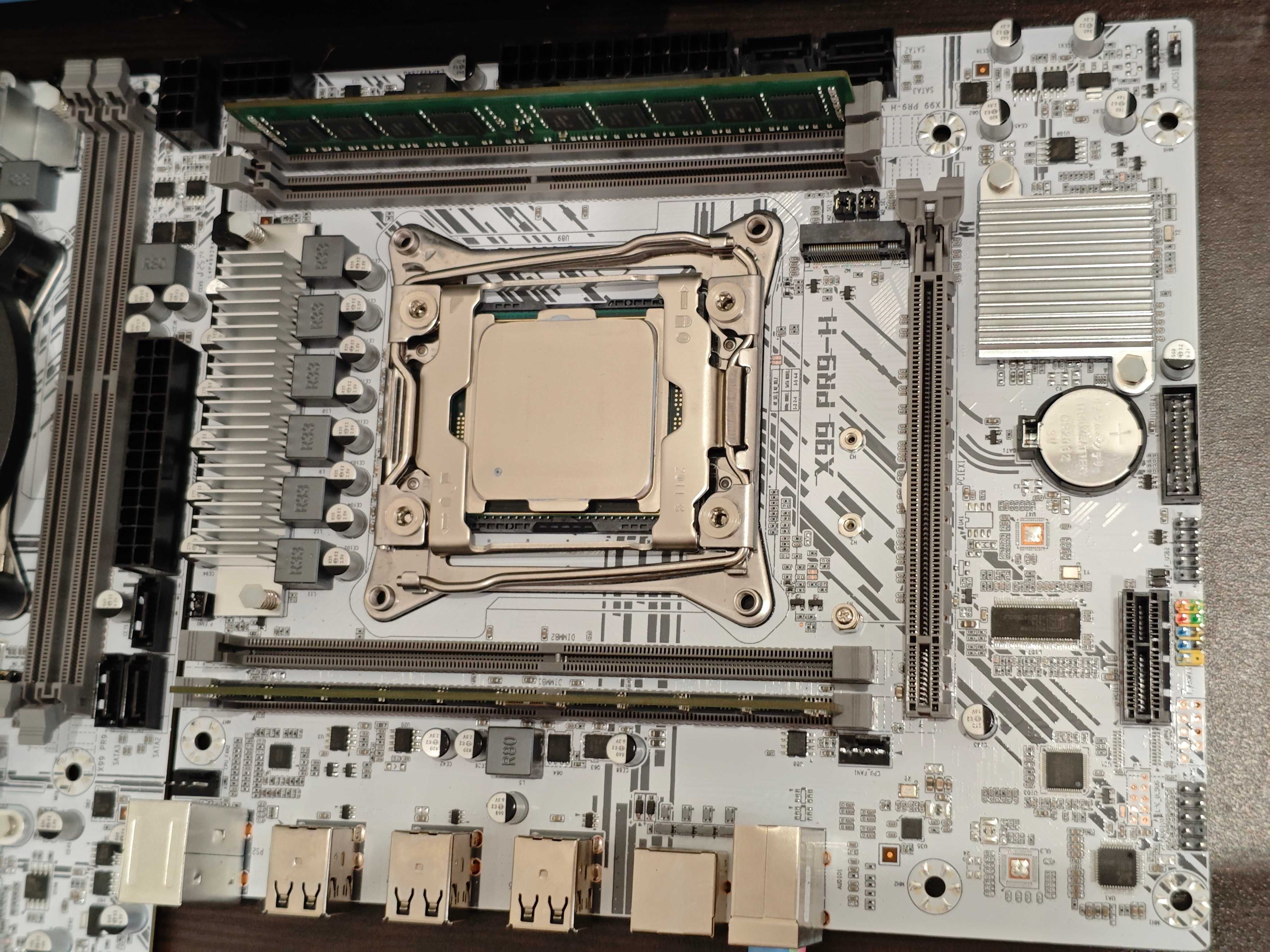 Комплект X99 MACHINIST PR9-H + 2620v3 + кулер + 16Gb / 2660в4 DDR4 ОЗУ