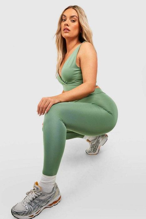 Leginsy zielone 56