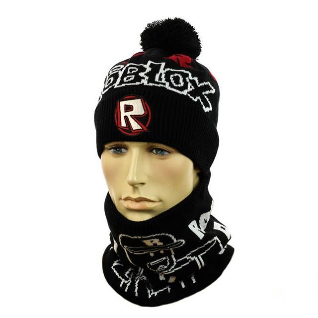 Дитячий осінньо-зимній комплект шапка та баф майнкрафт, роблокс