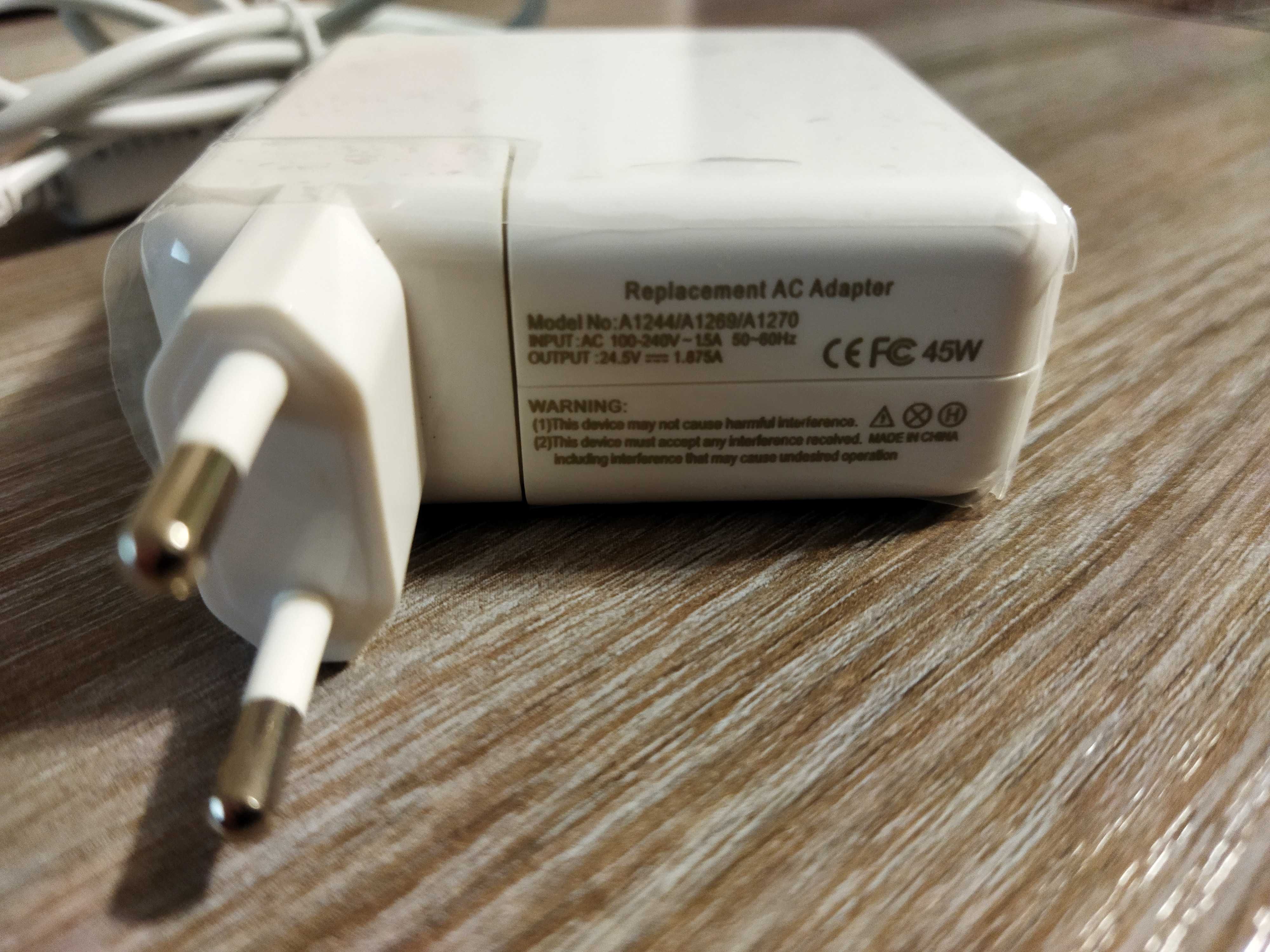 Блок живлення для ноутбука Apple 45 W A1244/A1269/A1270 24.5 V 1.875A