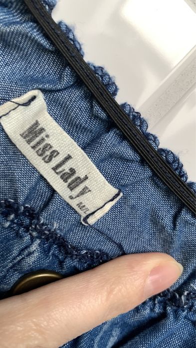 Sukienka jeans bawełna cudo uni long