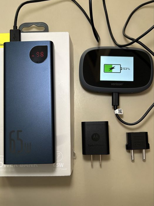 4G LTE WiFi модем inseego 8800l + павербанк Baseus 65w 20000mAh