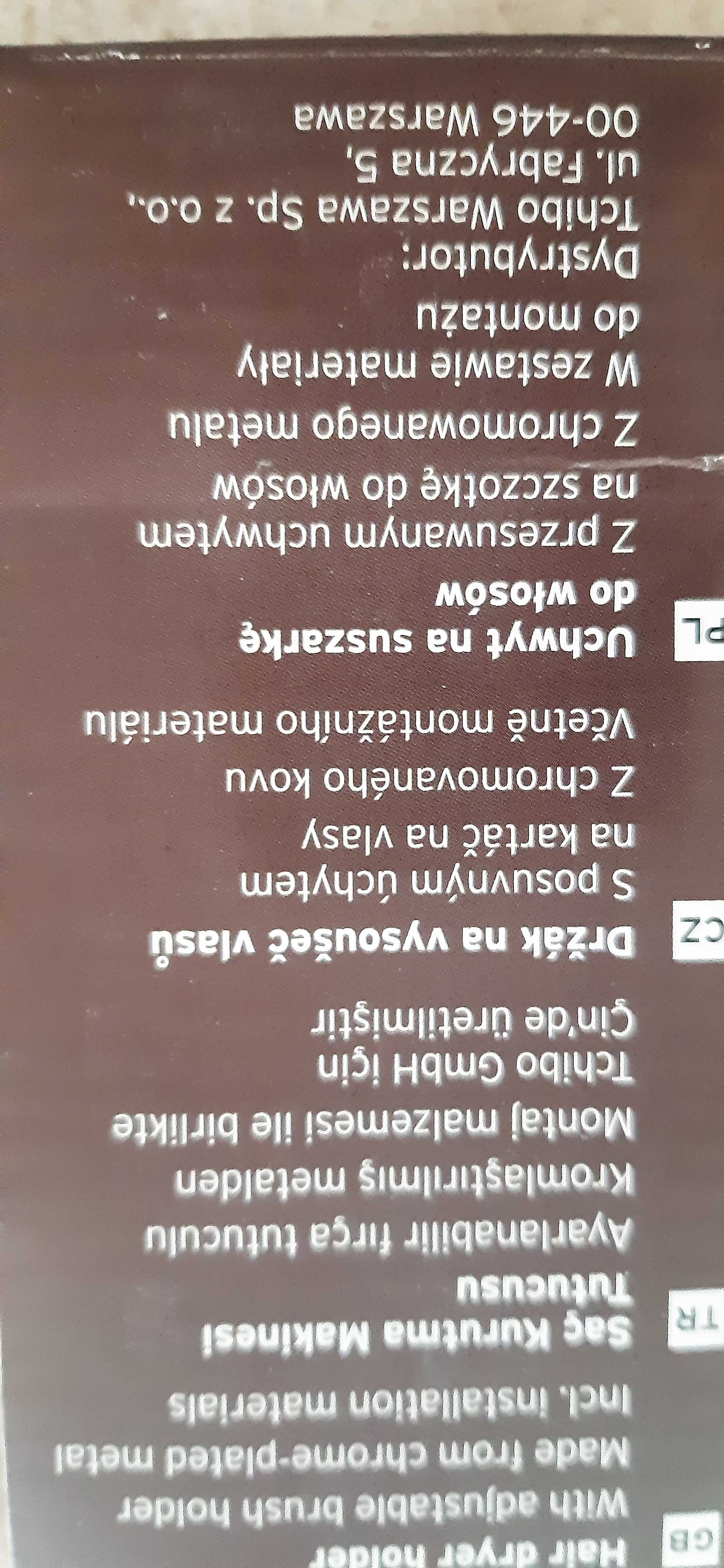 Uchwyt na suszarkę do włosów. Nowy!!!