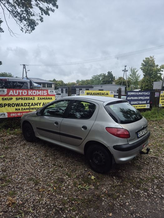 Peugeot 206 1.1 benzyna+gaz 2003 rok mozliwa zamiana