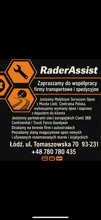 Mobilna Wulkanizacja, Ciężarowe Przemysłowe Bus