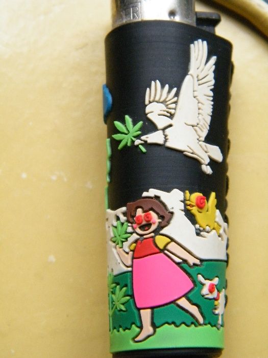 Clipper isqueiro capa "Heidi & Peter Smoking Weed"