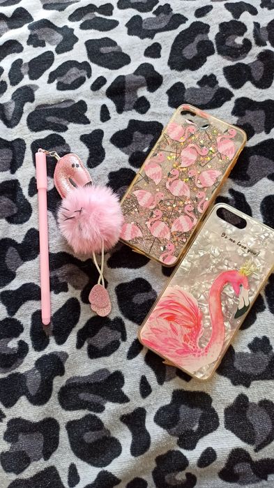 чехлы для iPhone 7 plus 8 plus Apple фламинго айфон