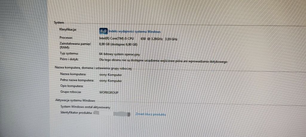 Komputer Lenovo M90z All-in-One (ThinkCentre) - Type 2471
