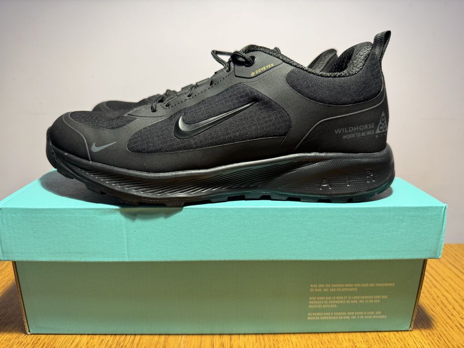 Термо Кросівки Nike ACG Air Gore tex Black черевики чорні