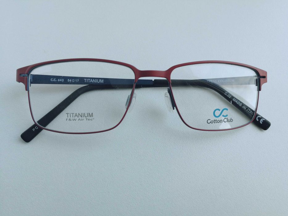 Cotton club TITANIUM Italy чоловіча оправа для окулярів (окуляри очки)