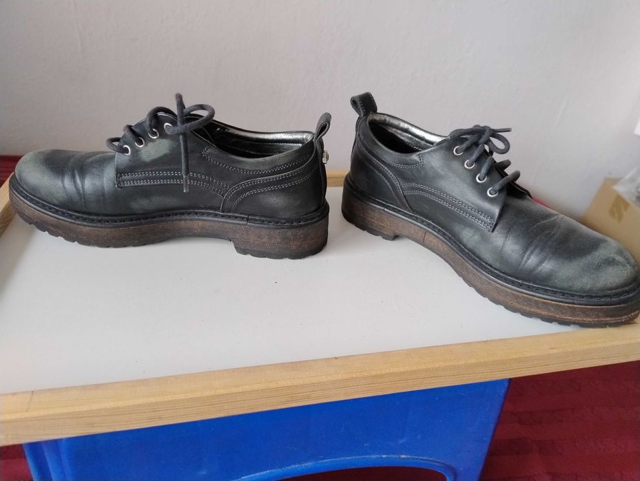 SUPER CENA Buty półbuty trzewiki pantofle marki DIESEL 37 skóra natura