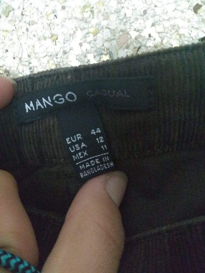 Mango Nowa spódniczka mini sztruksowa rozm 44