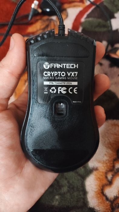 Ігрова мишка FANTECH Crypto vx17 Black