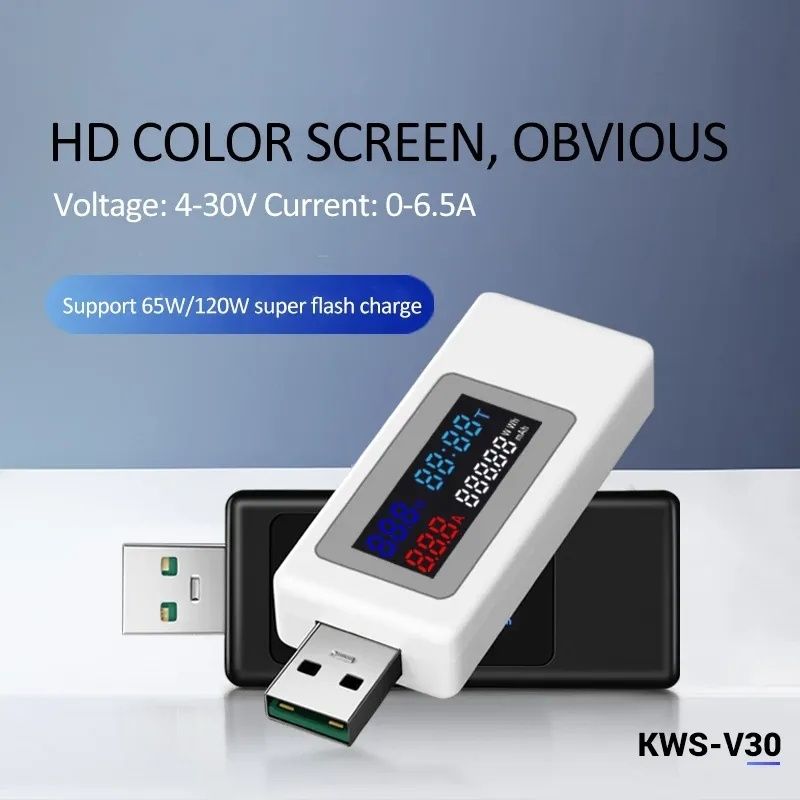 USB Тестер. Вольтметр, Амперметр. KWS-V30. Новий!