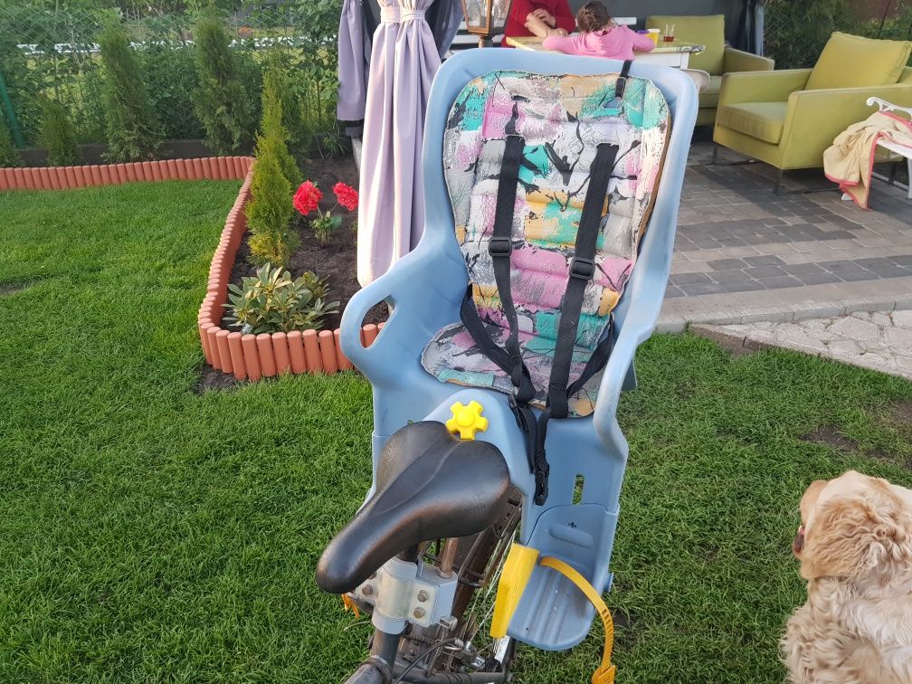 Fotelik rowerowy stan dobry dla dziecka