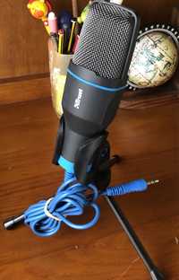 Microfone condensador Trust - jack 3,5"