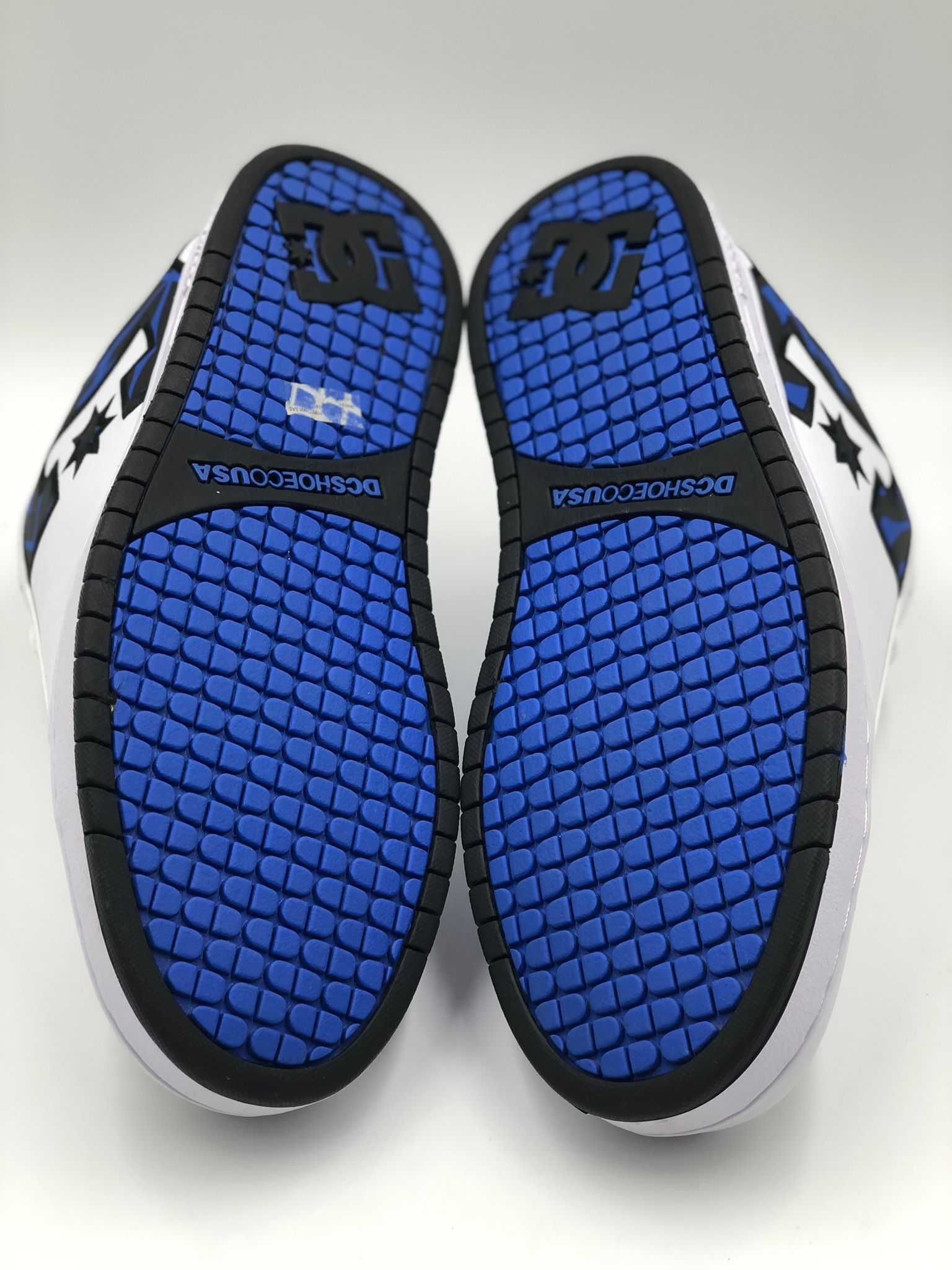 DC Shoes Białe Unisex Skórzane Rozmiar 45