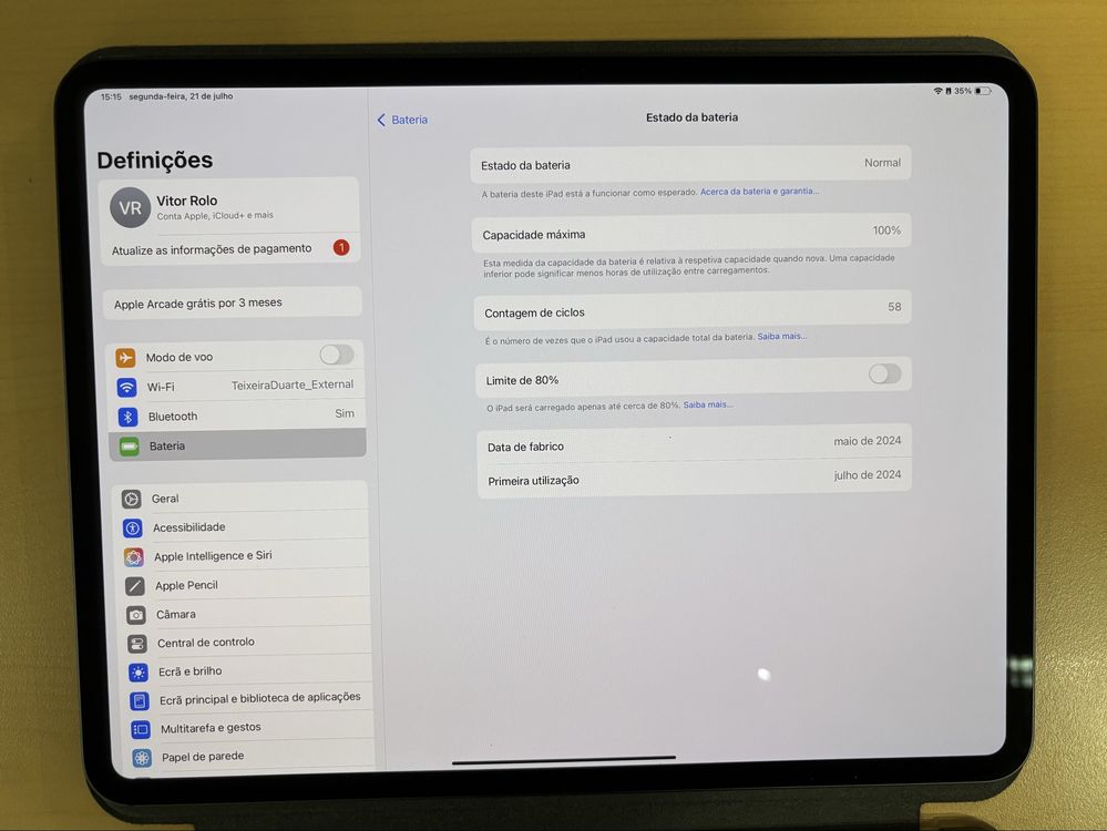 Ipad Pro 13 M4 - 7 geração
